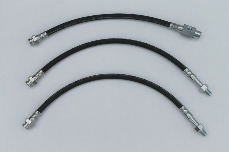 HQ-HX Holden Tonner, Ute, Van, Wagon Disc Brake Hose Set (Cast Iron Calipers)