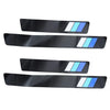 Toyota Camry 4 x Carbon Fiber Door Sills Anti Scratch Stickers (2018-2023)