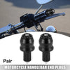Motorcycle Dirt Bike Scooter Handlebar End Plugs 7/8" 22mm 1 x Pair