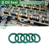 Oil Seal Rotary Shaft Seal TPU 28x36x6mm High-Pressure Green 5 Pcs