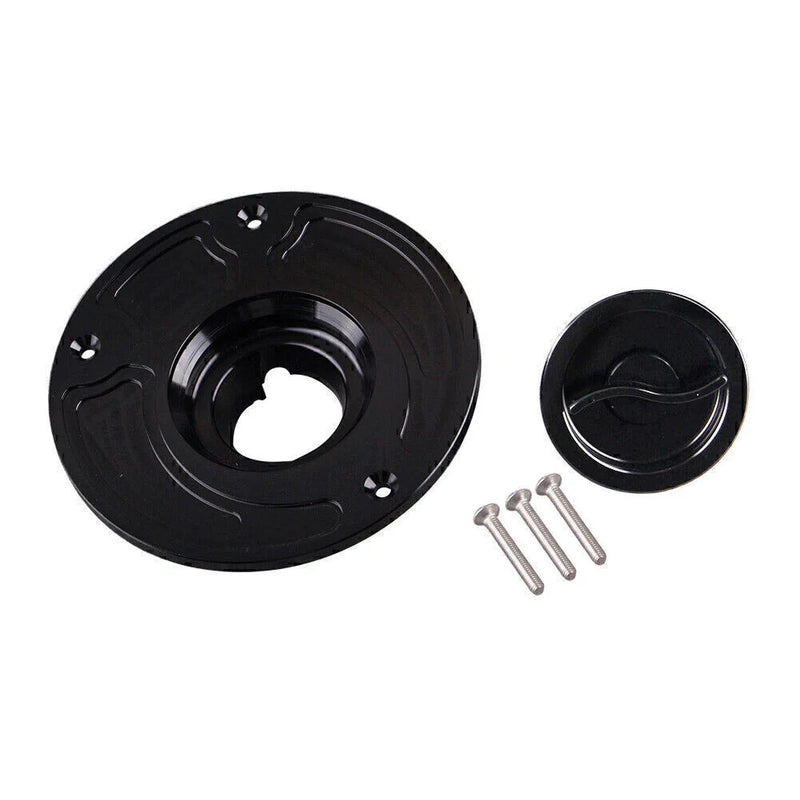 Yamaha YZF R1 R6 Black Fuel Gas Tank Cap (1999-2012)