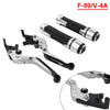 Aprilia Tuono V4 Silver Extendable Brake Clutch Levers & Handlebar Grips