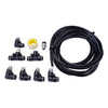 Turbocharged Vehicles Black Push Lock Vacuum Fitting Set