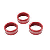 Subaru Forester XV Crosstrek WRX STi Red AC Climate Control Knob Ring Covers