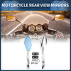 Suzuki GSXR 600 750 1000 Chrome Silver Tone Rear View Mirrors (2001-2023)