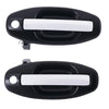Hyundai Santa Fe 2 x Front Outer Door Handles Chrome (2000-2005)