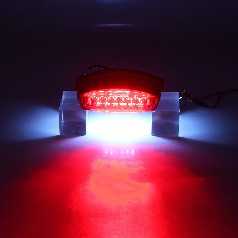 Harley Honda 12V LED Tail Brake Light License Plate Lamp