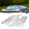 Honda Accord Chrome 6 x Pillar Post Window Door Trim Covers (2018-2020)