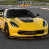 Corvette C7 Z06 & GS Black Front Bumper Lip Spoiler Splitter (2014-2019)