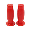 Vintage Motorcycle Handlebars - Red 7/8" Easy-Hold Hand Grips