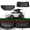Tesla Model X Front Frunk Under Trunk Cargo Mat Liner Box Durable Anti-Skid