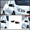Kia Ceed Side View Mirror Covers Gloss Black 2 Piece (2012-2017)