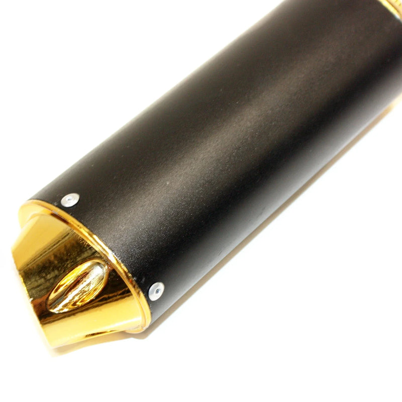 125cc 140cc 150cc Dirt Bike 38mm Gold Alloy Exhaust Muffler + Clamp
