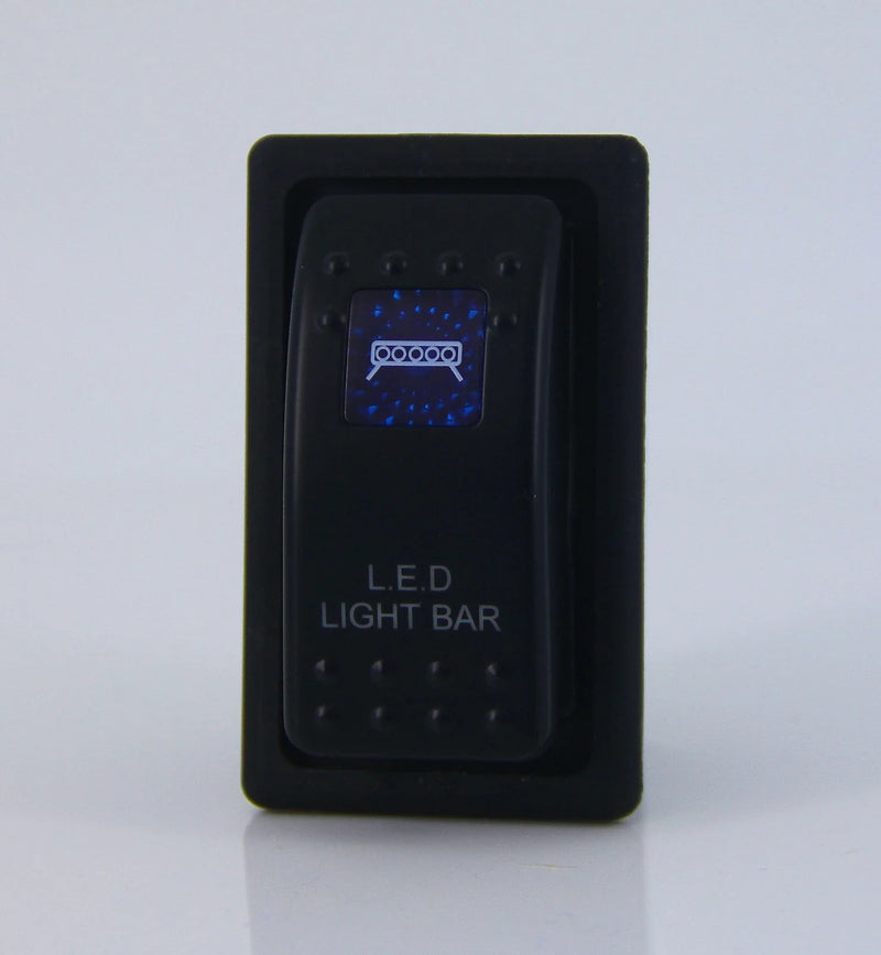 Universal Fit LED Light Bar Rocker Switch with Mounting Panel (2020-2023)