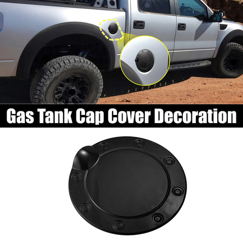 Ford F-150 2015-2020 - Black Fuel Door Cover Fuel Tank Cover