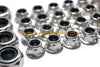 Rotax TKM Cadet 4 x Stainless Steel Nyloc Flange Wheel Nuts