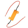 LED TAIL LIGHTS BULB FLASH INDICATORS 4 x 12V LED LOAD RESISTORS 50W 8 OHM