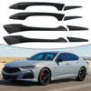 Acura TLX Door Handle Bowl Trim 8Pcs/Set Carbon Fiber (2015–2022)