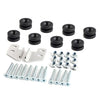 Universal Flat Tube Motorcycle Side Luggage Case Baseplate Screw Spacers