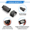 Mercedes-Benz BMW Black 6 Pin Car Throttle Connector Plug