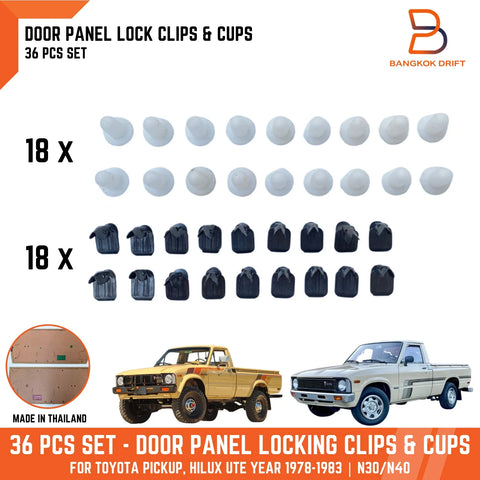 Toyota Hilux Ute LN30 LN40 RN30 36 PCS Clips (1978-1983)