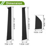 Chevy Aveo 6 x Pillar Window Trim (2002 - 2006)