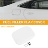 Toyota RAV4 (2006-2012) White Metal Fuel Tank Door Cap