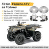 Yamaha Big Bear 350 400 YFM350 YFM400 Front Brake Calipers & Brake Rotors