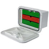 Caravan / Boat / RV White Lid 3 Drawers Access Hatch Storage Box