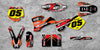 KTM 65 Custom Graphics DIGGER STYLE Full Sticker Kit (2002-2008)