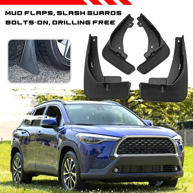 Toyota Corolla Cross Mud Flaps / Splash Guards / Fender Mudguards (2020–2024)