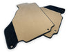 Ferrari 360 Modena Alcantara Leather Beige Floor Mats (2000-2005)