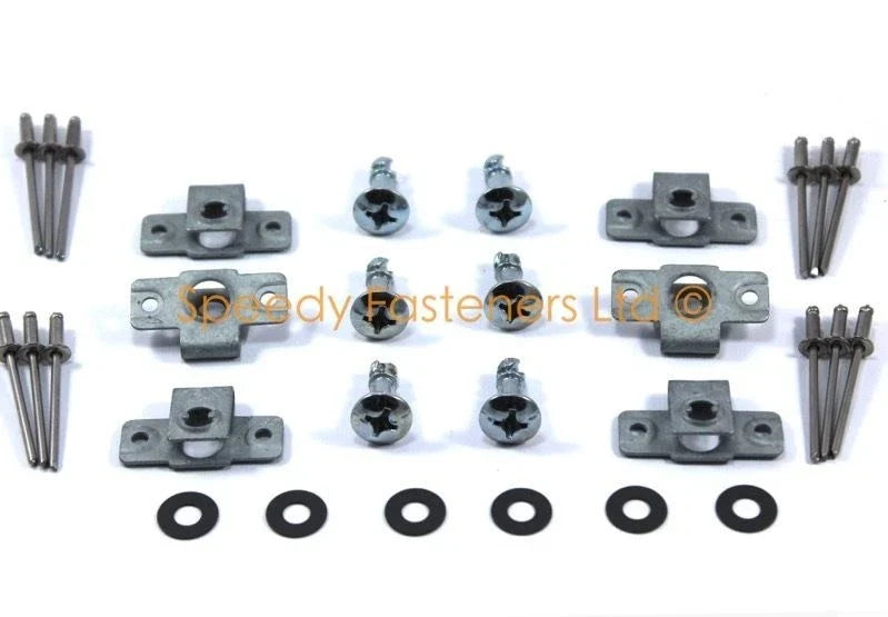6 x Carenature Dzus Fasteners 17mm Posi Head Fastener