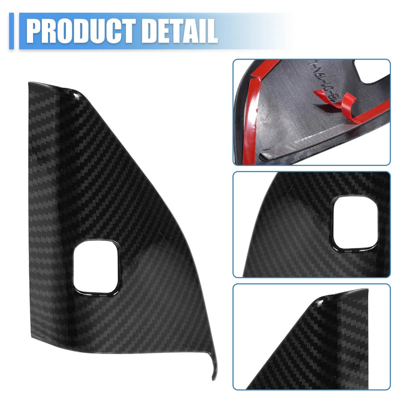 Acura TLX Carbon Fiber Front Door Window A-Pillar Speaker Trim
