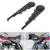 Harley Touring Road King Black Saddlebag Trim Speed Ball Wing (2009-2023)