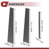Nissan Sentra 6 Pcs Carbon Fiber Door Pillar Trim (2000-2006)