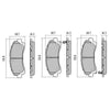 Holden Colorado RC RG Front / Brake Pads & Shim Hardware Kit