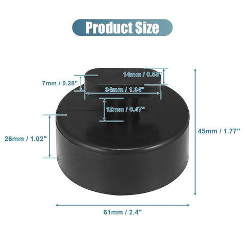 Chevrolet Corvette C5 C6 C7 4pcs Jack Pad Pucks Rubber Jacking Lift Adapter