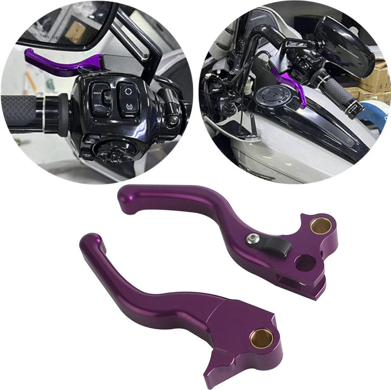 Harley Touring Street Glide Road Glide Purple Brake Clutch Lever (1996-2007)