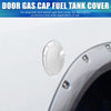 Dodge Ram Silver Tone Fuel Tank Cover Door Cap (2010-2017)