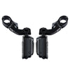 Harley 1 1/4'' Adjustable Engine Guards Footpeg Short Angled