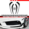 Benz A-Class 6x Front Bumper Side Canards Splitters AMG Line (2013–2015)