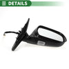 Toyota Highlander Right Side Door Mirror Manual Folding White (2008-2013)