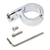 Harley Suzuki 1 1/4" Chrome Universal Handlebar Mounts Clamp Clock