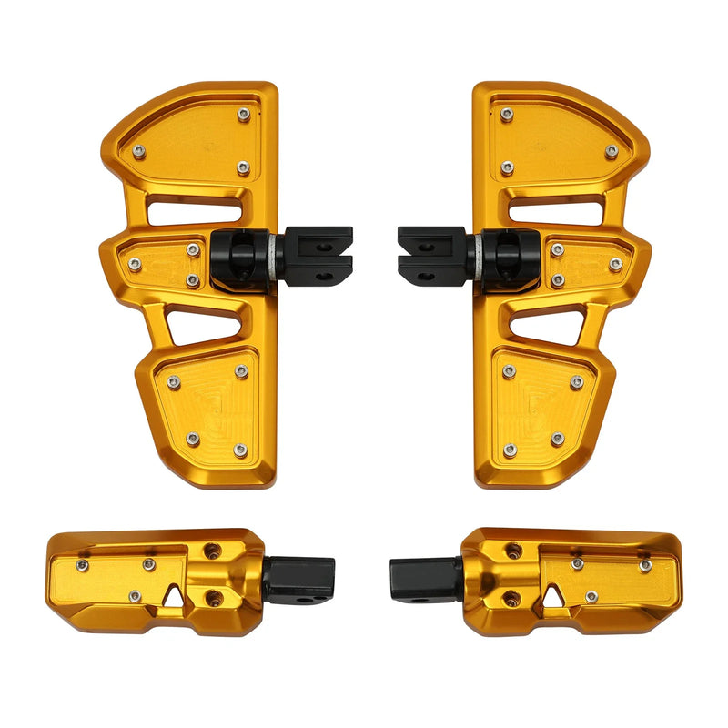 Harley Street Bob Low Rider Driver Floorboard & Passenger Footpegs (18-23)