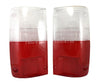 Toyota Hilux MK3 Rear Tail Light Lens Clear/Red (1989-1997)