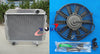 Nissan Forklift A10 A25 H20 56MM Aluminum Radiator + Fan (1988-1992)