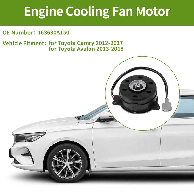 Toyota Camry 1 Pc Radiator Fan Motor (2012-2017)