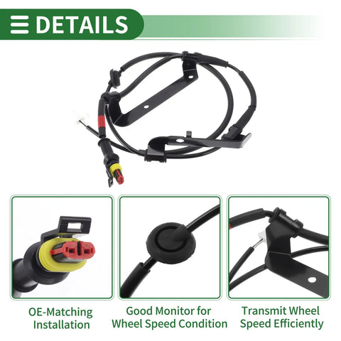 Kia Sorento (2010) 1 x Right Rear ABS Wheel Speed Sensor