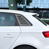 Audi A3 S3 Sportback Carbon Style Window Louver Shutter Covers (2014–2020)